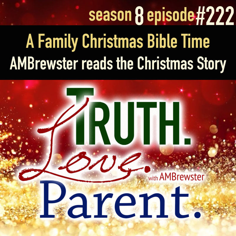 A Family Christmas Bible Time | AMBrewster reads the Christmas Story