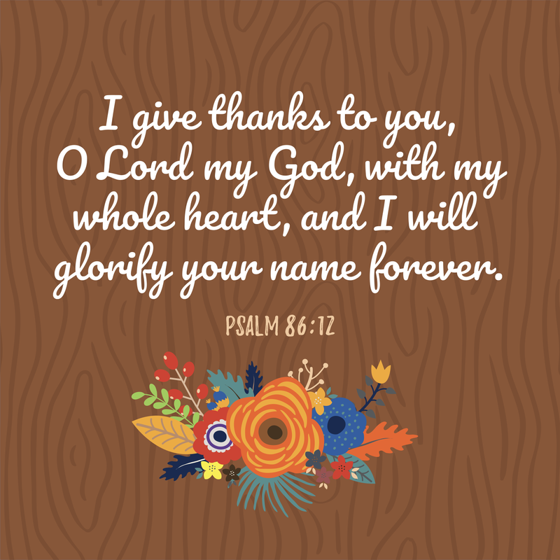 Thanksgiving Bible Christian God background verse
