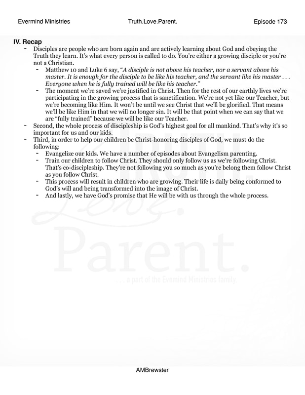 TLP 173: Disciple-Making Parents Episode Notes 2