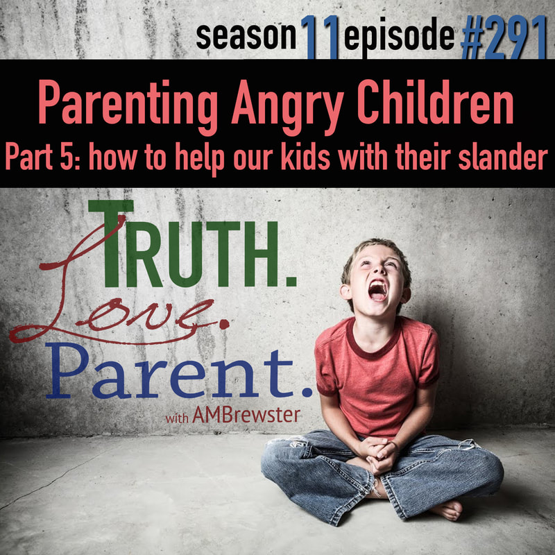 Parenting Angry Children, Part 5 | how to help our kids with their slander