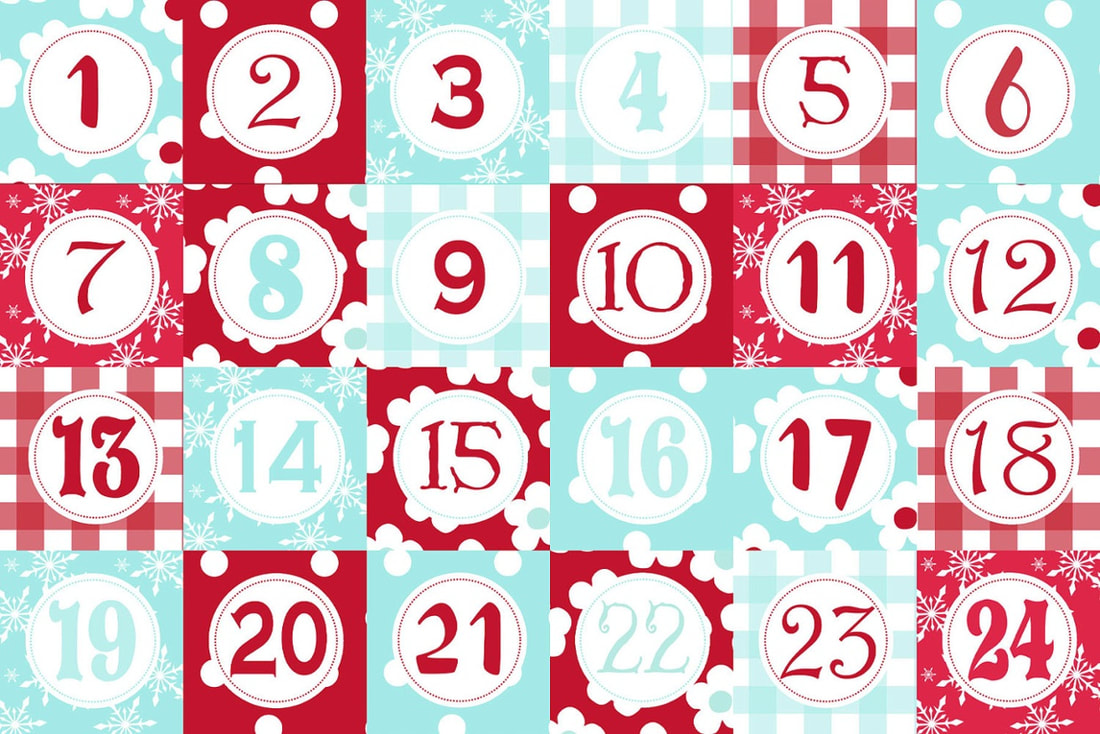 Advent Countdown Numbers