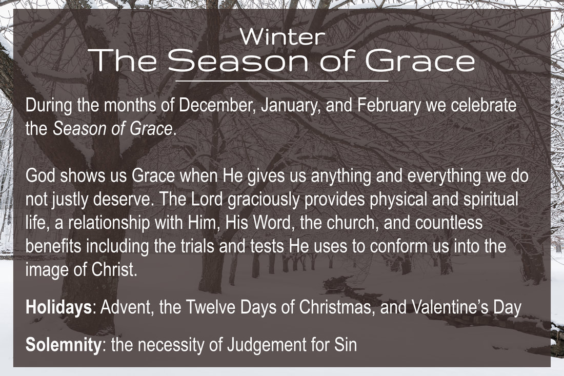 Winter Season Grace Christian God Bible 